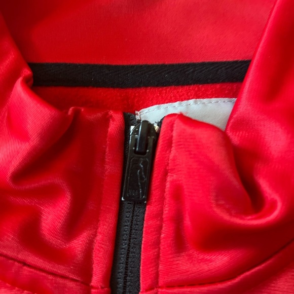 Portland Trail Blazers NBA Track Jacket Men’s Size XXL Red Black Back Logo - Picture 4 of 7